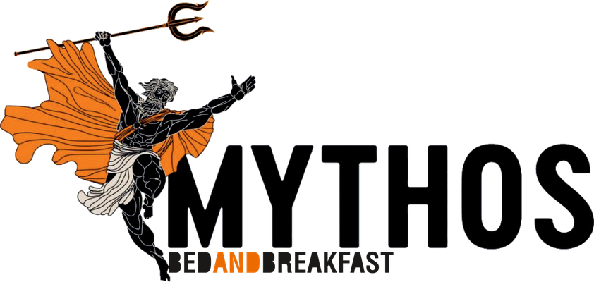 Logo B&B Mythos Agropoli, Poseidone con tridente